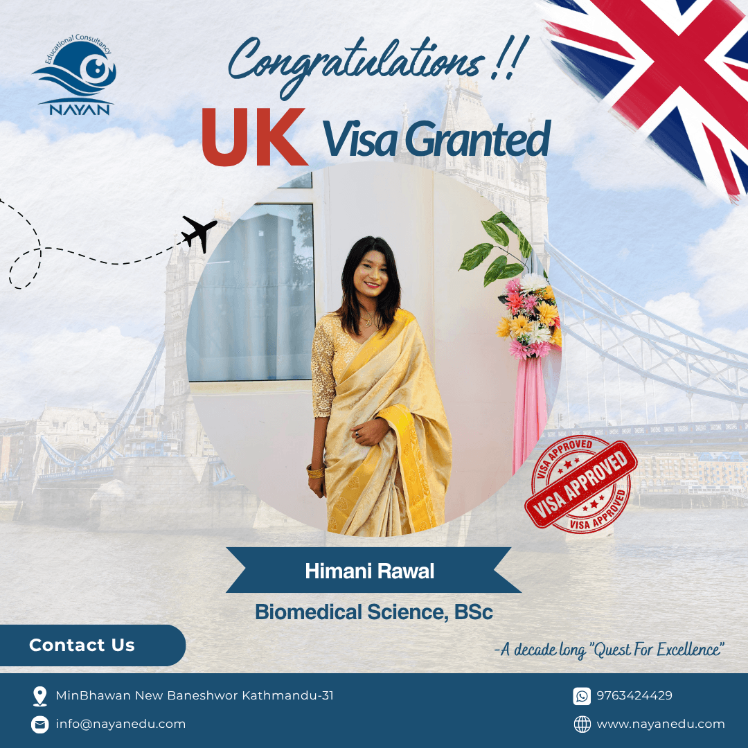 Visa approval — Himani Rawal - UK
